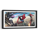 Spiderman and IronMan | Cuadro decorativo de Canvas Lab