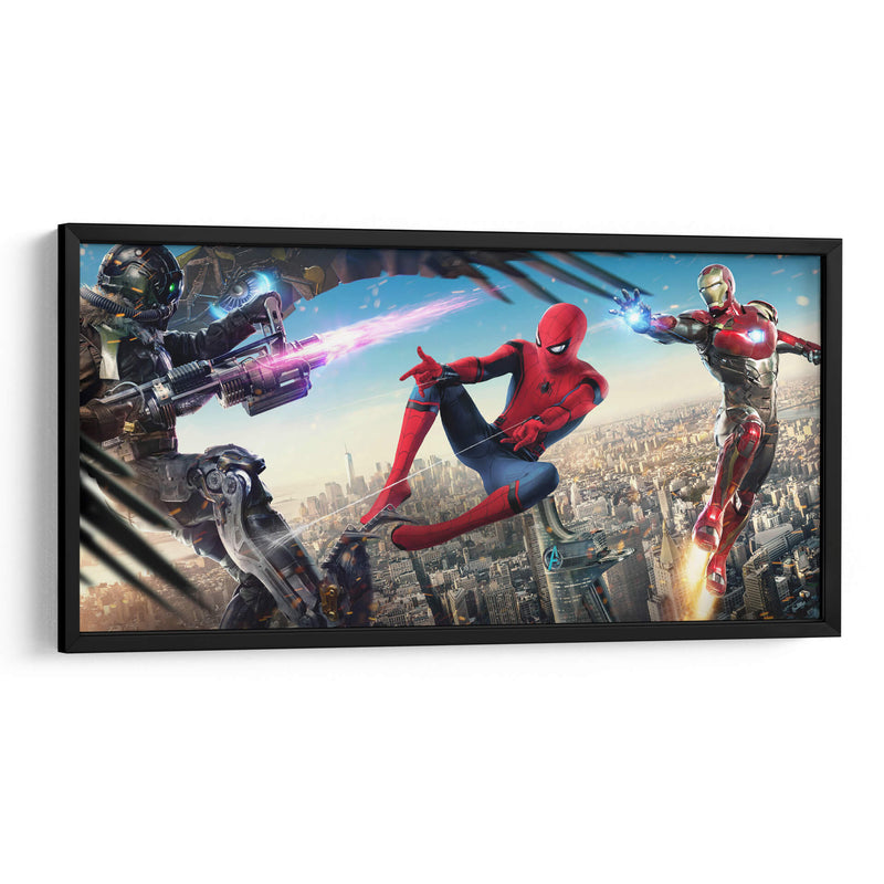 Spiderman and IronMan | Cuadro decorativo de Canvas Lab