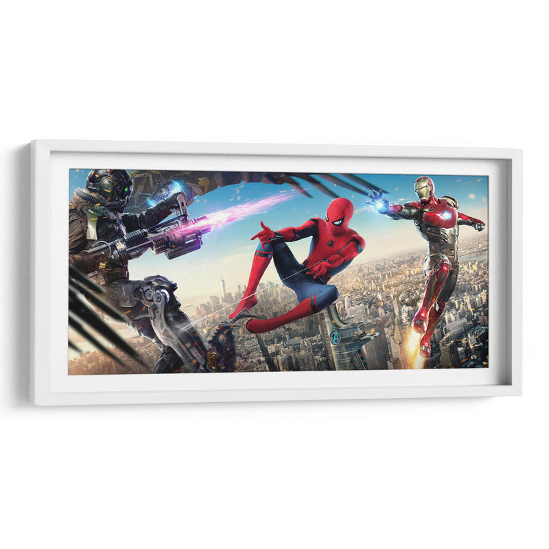 Spiderman and IronMan | Cuadro decorativo de Canvas Lab
