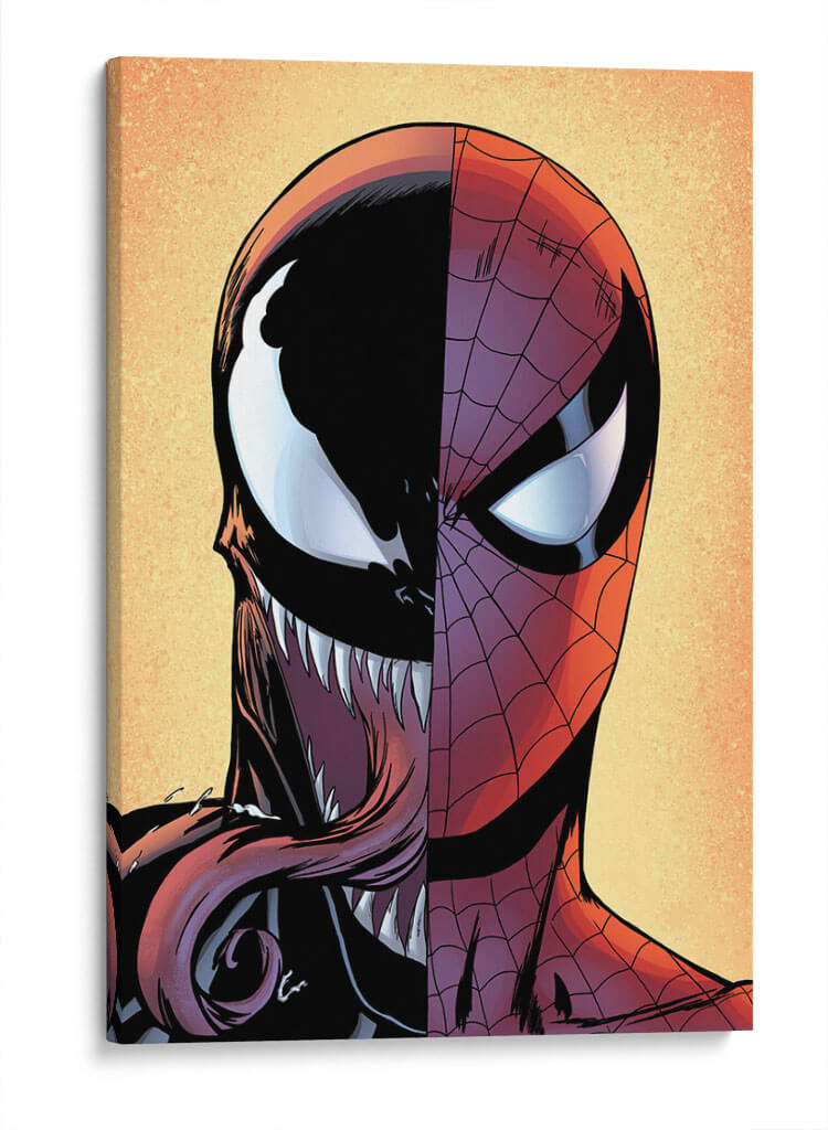 Spiderman and Venom | Cuadro decorativo de Canvas Lab