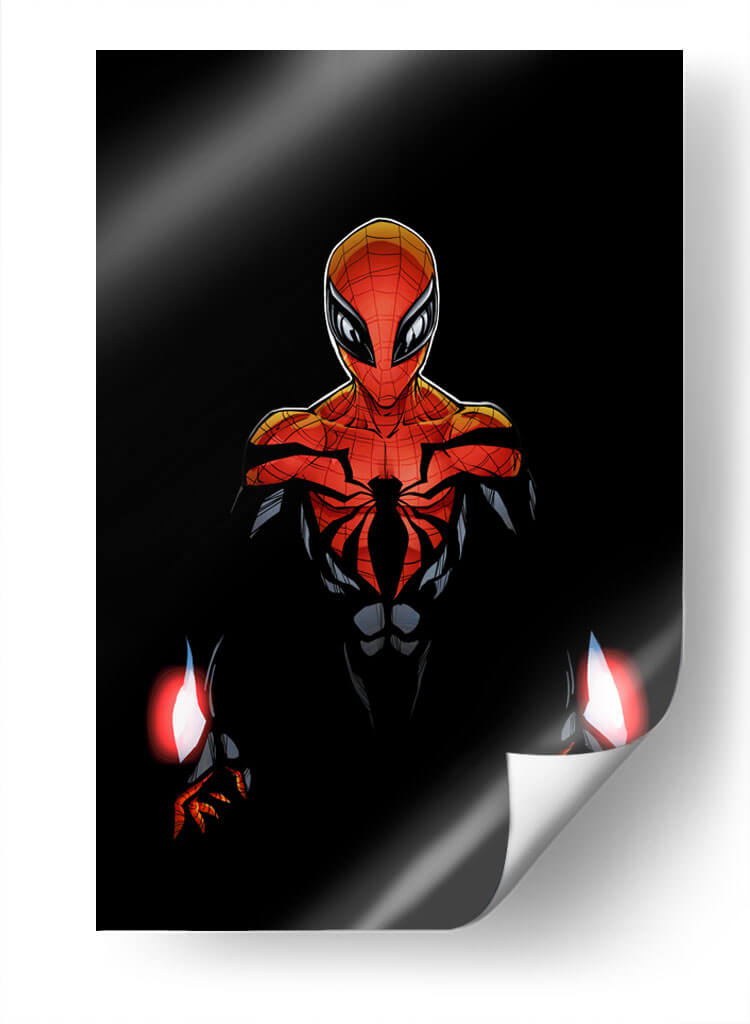 Spiderman in the dark | Cuadro decorativo de Canvas Lab