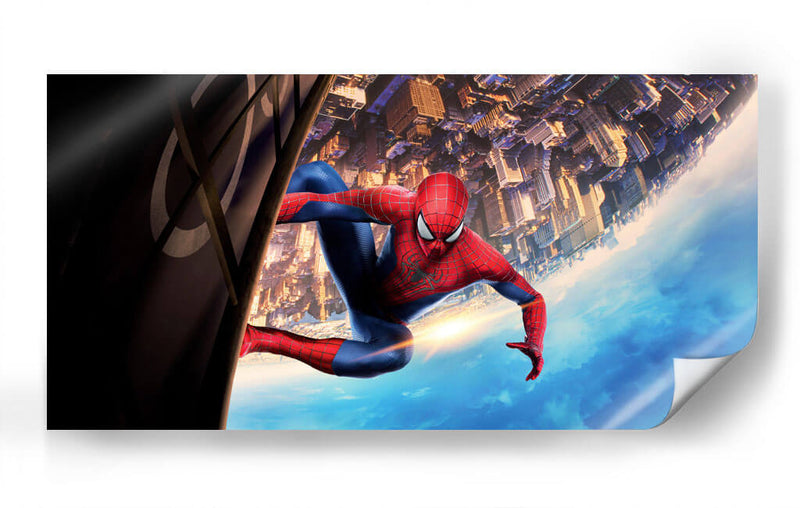 Spiderman skyline | Cuadro decorativo de Canvas Lab