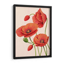 Poppies De Coral Blando Ii - Grace Popp | Cuadro decorativo de Canvas Lab