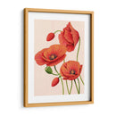 Poppies De Coral Blando Ii - Grace Popp | Cuadro decorativo de Canvas Lab