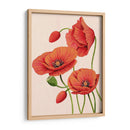 Poppies De Coral Blando Ii - Grace Popp | Cuadro decorativo de Canvas Lab