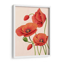 Poppies De Coral Blando Ii - Grace Popp | Cuadro decorativo de Canvas Lab
