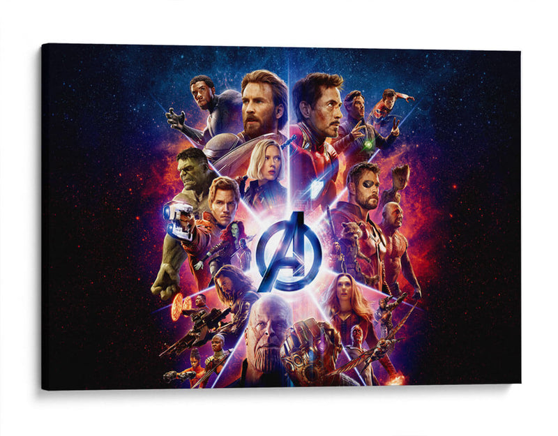 The Avengers together | Cuadro decorativo de Canvas Lab