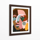Geo Cara I - Victoria Borges | Cuadro decorativo de Canvas Lab