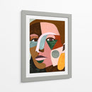 Geo Cara I - Victoria Borges | Cuadro decorativo de Canvas Lab