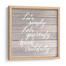 Sentimientos En La Madera Ii - Grace Popp | Cuadro decorativo de Canvas Lab