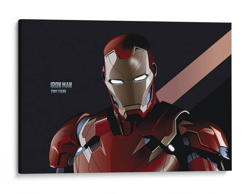 Tony Stark | Cuadro decorativo de Canvas Lab