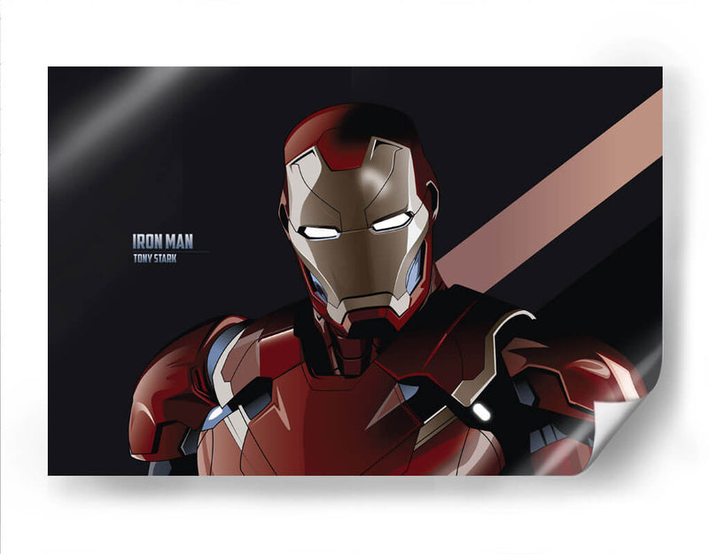 Tony Stark | Cuadro decorativo de Canvas Lab