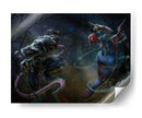 Venom vs Spiderman | Cuadro decorativo de Canvas Lab