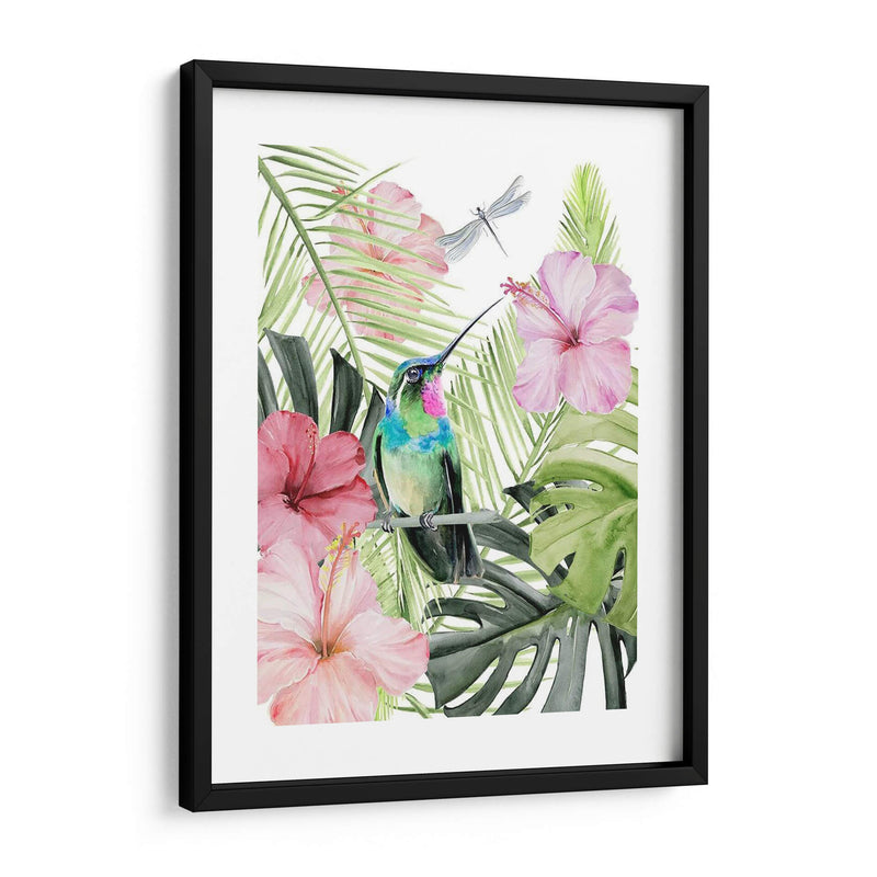 Hibiscus Y Hummingbird Ii - Jennifer Paxton Parker | Cuadro decorativo de Canvas Lab