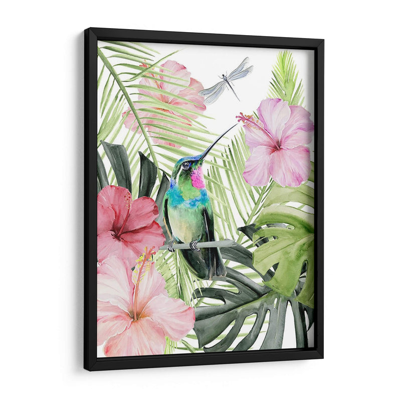 Hibiscus Y Hummingbird Ii - Jennifer Paxton Parker | Cuadro decorativo de Canvas Lab