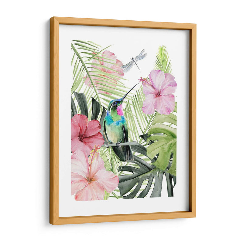 Hibiscus Y Hummingbird Ii - Jennifer Paxton Parker | Cuadro decorativo de Canvas Lab