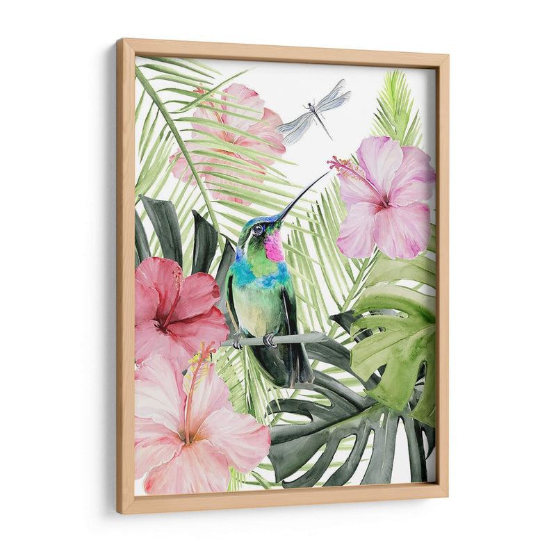 Hibiscus Y Hummingbird Ii - Jennifer Paxton Parker | Cuadro decorativo de Canvas Lab