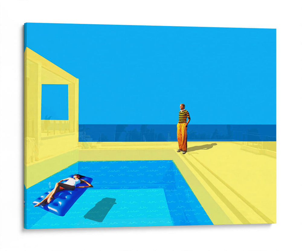 La alberca de David Hockney | Cuadro decorativo de Canvas Lab