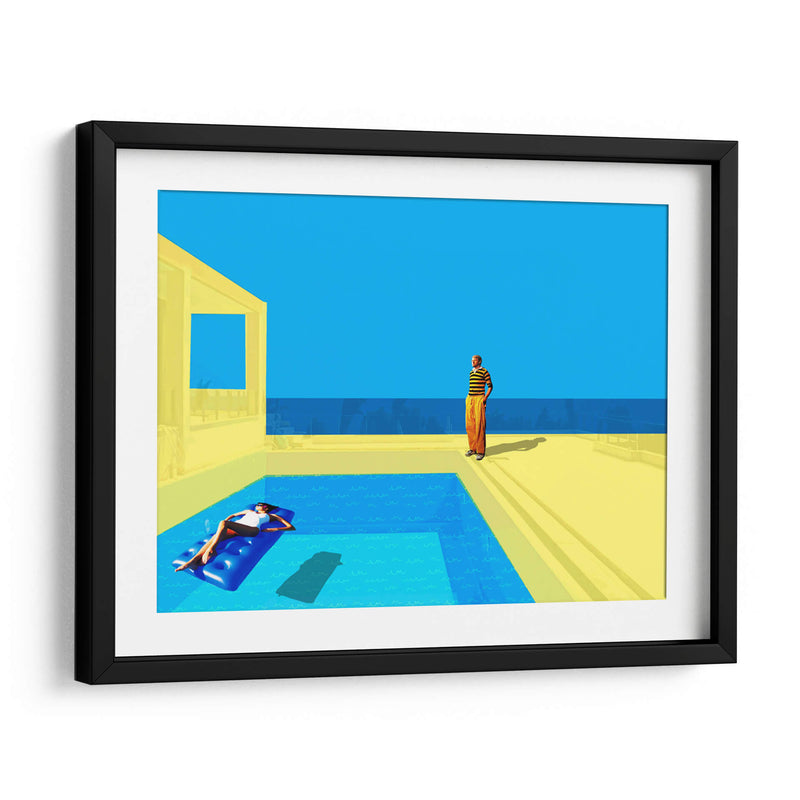 La alberca de David Hockney | Cuadro decorativo de Canvas Lab