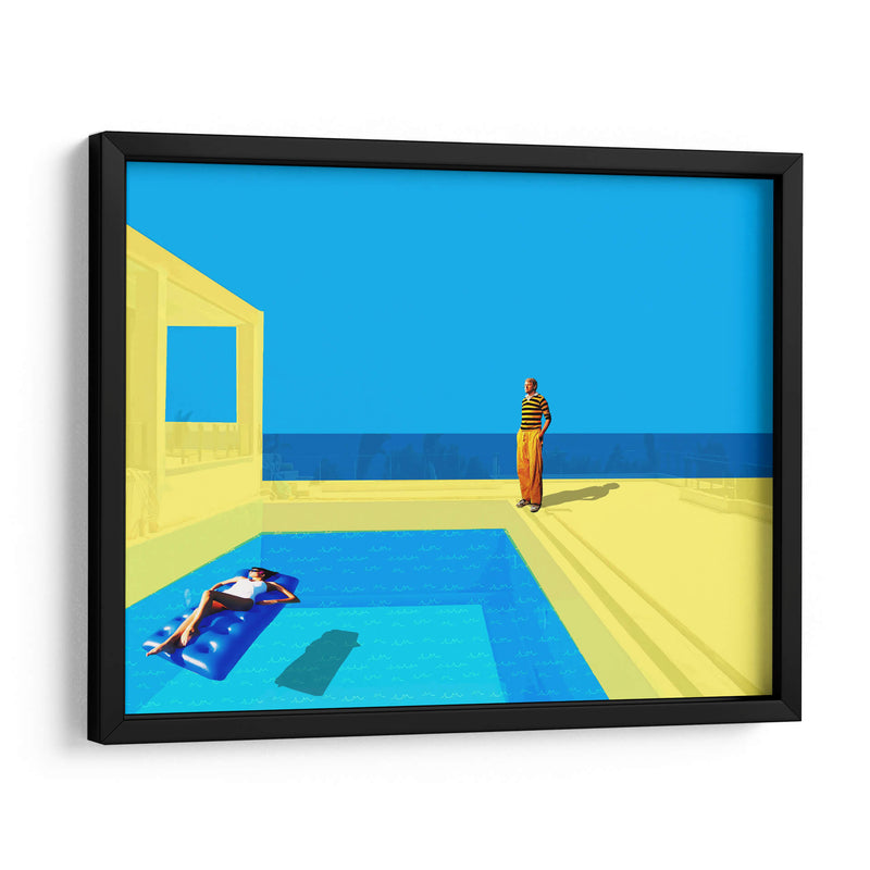 La alberca de David Hockney | Cuadro decorativo de Canvas Lab