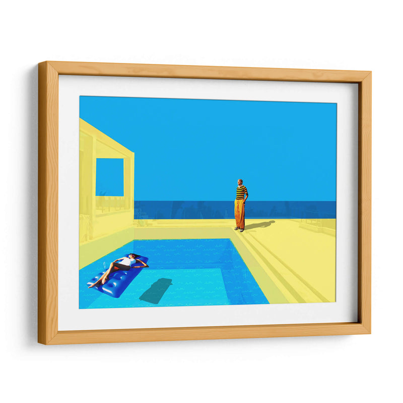 La alberca de David Hockney | Cuadro decorativo de Canvas Lab