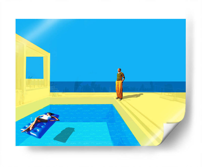 La alberca de David Hockney | Cuadro decorativo de Canvas Lab