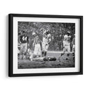 1960 Chuck Bednarik y Frank Gifford | Cuadro decorativo de Canvas Lab