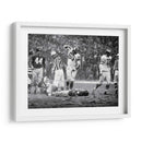 1960 Chuck Bednarik y Frank Gifford | Cuadro decorativo de Canvas Lab
