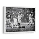 1960 Chuck Bednarik y Frank Gifford | Cuadro decorativo de Canvas Lab