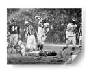 1960 Chuck Bednarik y Frank Gifford | Cuadro decorativo de Canvas Lab