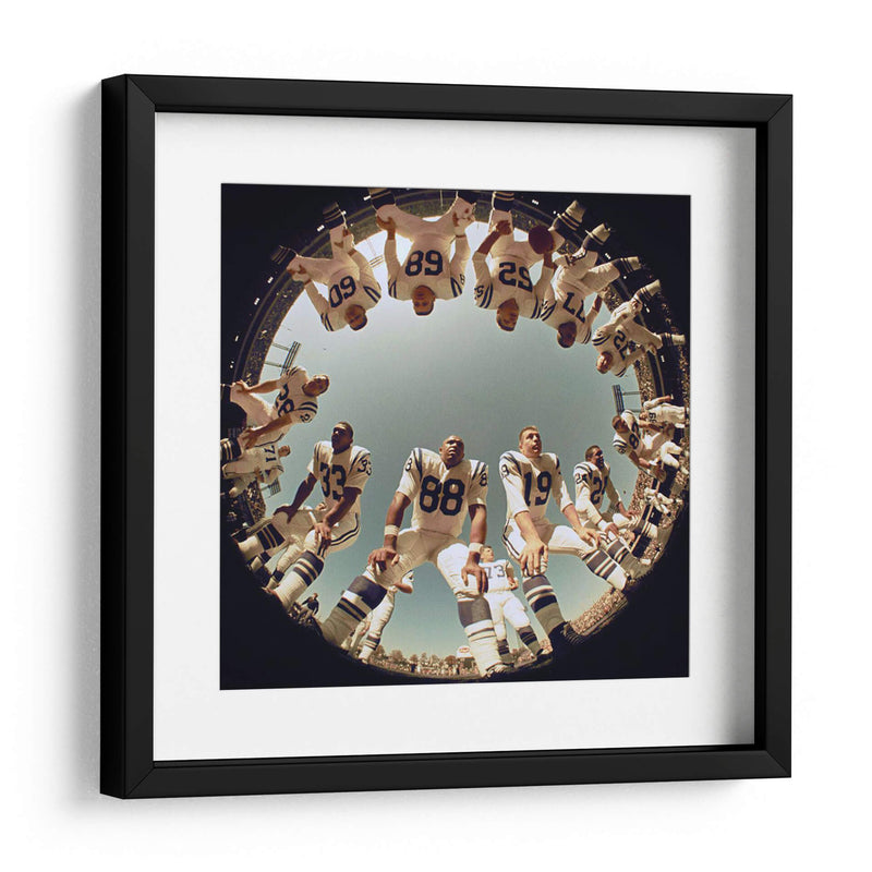1968 John Mackey Johnny Unitas | Cuadro decorativo de Canvas Lab