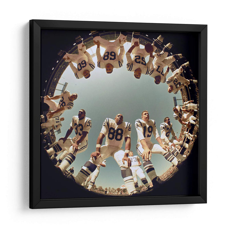 1968 John Mackey Johnny Unitas | Cuadro decorativo de Canvas Lab