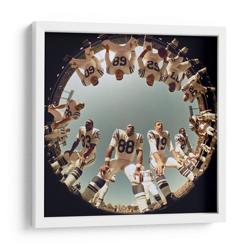 1968 John Mackey Johnny Unitas | Cuadro decorativo de Canvas Lab