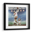 1982 Super Bowl XVI Earl Cooper | Cuadro decorativo de Canvas Lab