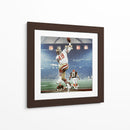 1982 Super Bowl XVI Earl Cooper | Cuadro decorativo de Canvas Lab