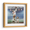1982 Super Bowl XVI Earl Cooper | Cuadro decorativo de Canvas Lab