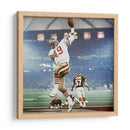 1982 Super Bowl XVI Earl Cooper | Cuadro decorativo de Canvas Lab