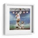 1982 Super Bowl XVI Earl Cooper | Cuadro decorativo de Canvas Lab