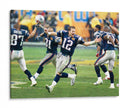 2004 Super Bowl XXXVIII Tom Brady | Cuadro decorativo de Canvas Lab