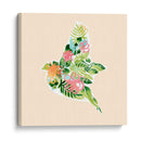 Follaje Y Plumas I - June Erica Vess | Cuadro decorativo de Canvas Lab