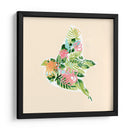 Follaje Y Plumas I - June Erica Vess | Cuadro decorativo de Canvas Lab