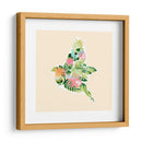 Follaje Y Plumas I - June Erica Vess | Cuadro decorativo de Canvas Lab