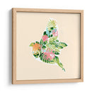 Follaje Y Plumas I - June Erica Vess | Cuadro decorativo de Canvas Lab