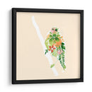 Follaje Y Plumas Iii - June Erica Vess | Cuadro decorativo de Canvas Lab