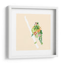 Follaje Y Plumas Iii - June Erica Vess | Cuadro decorativo de Canvas Lab