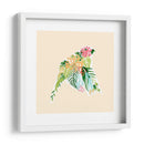 Follaje Y Plumas Iv - June Erica Vess | Cuadro decorativo de Canvas Lab