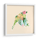 Follaje Y Plumas Iv - June Erica Vess | Cuadro decorativo de Canvas Lab