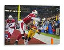 2009 Super Bowl XLIII Santonio Holmes y Aaron Francisco | Cuadro decorativo de Canvas Lab