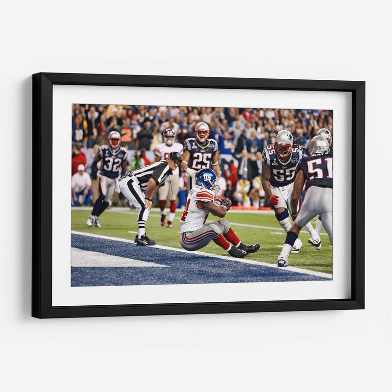 2012 Super Bowl XLVI Ahmad Bradshaw | Cuadro decorativo de Canvas Lab
