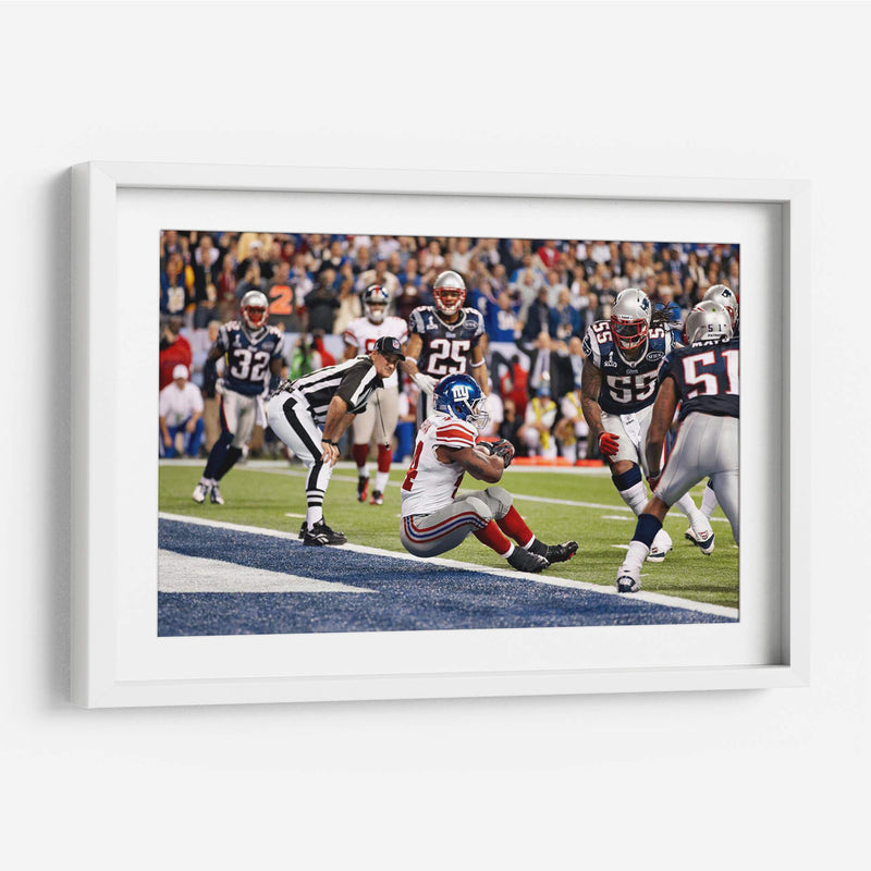 2012 Super Bowl XLVI Ahmad Bradshaw | Cuadro decorativo de Canvas Lab